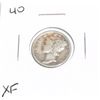 Image 1 : 1940 Mercury Silver Dime *EXTRA FINE GRADE*!!