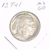Image 1 : 1913 TYPE 1 Buffalo Nickel *RARE MS-60 HIGH GRADE*!!