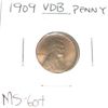 Image 1 : 1909 VDB Lincoln Penny *RARE MS-60+ HIGH GRADE*!!!