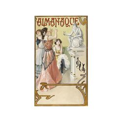 ORIGINAL ARTISTICO PARA CARTEL PUBLICITARIO O PORTADA DEL ALMANAQUE 1904. 1904. 33x20 cm. (13x8 in.)