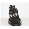 Image 4 : Beautiful Bronze Sculpture Two Running Horses