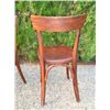 Image 4 : Set of 4 old French Parisian Bistro chairs circa 1920