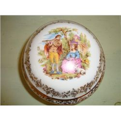 Authentic French porcelain Limoges box Mid 1900's