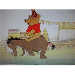 Winnie the Pooh Riding Eeyore!