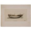 Image 1 : MWF1309D Watercolor on paper laid on card. A 38 Gun Fri