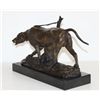 Image 2 : Magnificent Bronze Sculpture Coon Hound