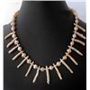 Image 1 : Elegant Genuine Pearl sticks and Peach Pearl Necklace