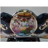 Image 2 : FY166 Svres FRENCH COBALT BLUE JEWELED VICTORIAN BOWL
