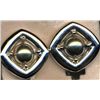 Image 1 : CLASSIC CHRISTIAN DIOR RHODIUM CLIP EARRINGS MWF1798