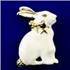 Image 1 : Dainty Bunny Brooch