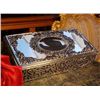 Image 1 : Ornate Victorian Style Silver Jewelry Box