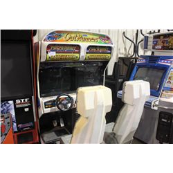 SEGA OUT RUNNERS 2 PLAYER SIT DOWN DRIVER ARCADE
