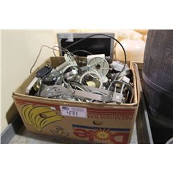 LOT OF SECURITY CAMARAS & LIGHTING