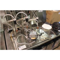 3 HEAD BOTTLE FILLING SYSTEM