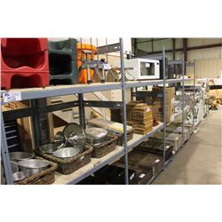 4 BAYS OF EZ-RECT SHELVING & PARTS