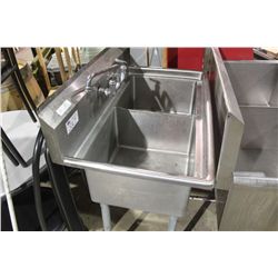 2 BAY STAINLESS STEEL WASH SINK