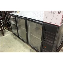 3 DOOR GLASS FRONT UNDER COUNTER COOLER