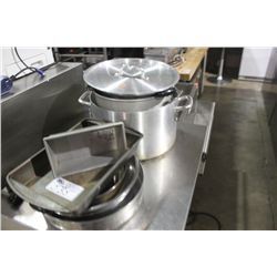 LOT OF POTS & FRYING PANS