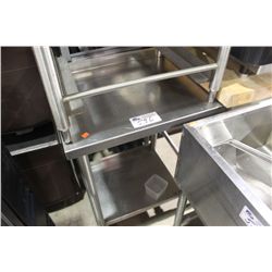 SMALL STAINLESS STEEL PREP TABLE