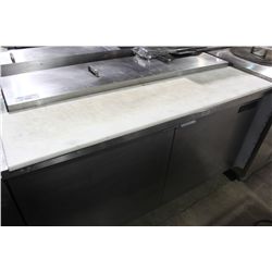 TRUE STAINLESS STEEL DOUBLE DOOR PREP STATION