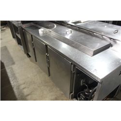 STAINLESS STEEL TRIPLE DOOR PREP STATION
