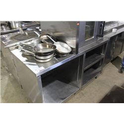 STAINLESS STEEL SEPARATED PREP COUNTER