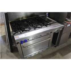 MONTAGUE GRIZZLY 6 BUNER OVEN WITH GRIDDLE