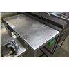 Image 1 : STAINLESS STEEL PREP TABLE WITH LIGHTED SIGN