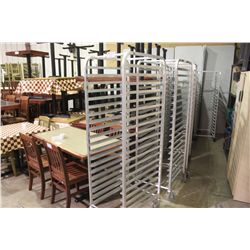 ALUMINUM MOBILE PASTRY CART