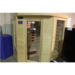 INTERTECH 4 PERSON INFER RED CORNER SAUNA