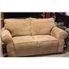 Image 2 : BEIGE MICRO FIBER COUCH & LOVE SEAT