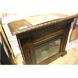 28MM SAND MARCO WOOD FIREPLACE AND MANTEL