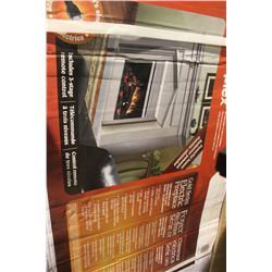 DIMPLEX MANUFACTURED STONE FIREPLACE AND MANTEL