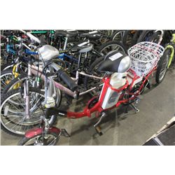 RED AND BLACK LVHUA ELECTRIC BICYCLE
