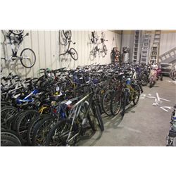 BLUE CCM FRONT SUSPENSION MOUNTAIN BIKE