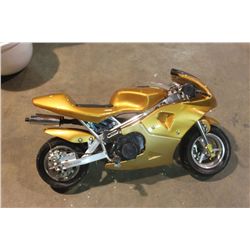 NEW GOLD GAS POCKET BIKE