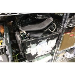 BIN OF ASSORTED TOOLS