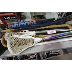 LOT OF SPORTING EQUIPMENT