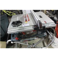 BOSCH 10' TABLE SAW WITH MOBILE TABLE