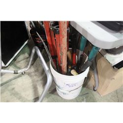 2 BINS OF ASSORTED TOOLS