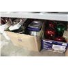 Image 1 : LARGE LOT OF ASSORTED CHRISTMAS & HOUSEHOLD ITEMS