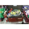 Image 1 : TOOL BOX, CONTENTS & BIN OF MISCELLANEOUS
