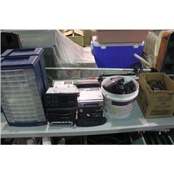 LOT OF CAR STEREOS, ALARM & CRAFT GOODS
