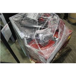 PALLET OF TV, VACUUMS & LG SURROUND SOUND SYSTEM