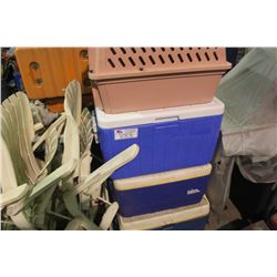 FOLDING CHAIRS & COOLERS