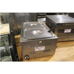 STAINLESS STEEL 2 STATION FOOD WARMER