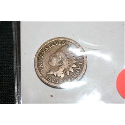 1863 Indian Head Penny