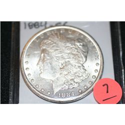 1884-CC Carson City Silver Morgan Dollar