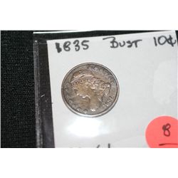 1835 Bust Liberty 10 Cent MS61