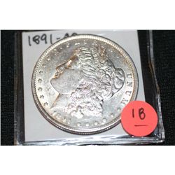 1891-CC Carson City Silver Morgan Dollar